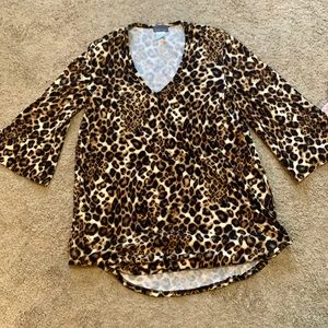 Leopard print top size S